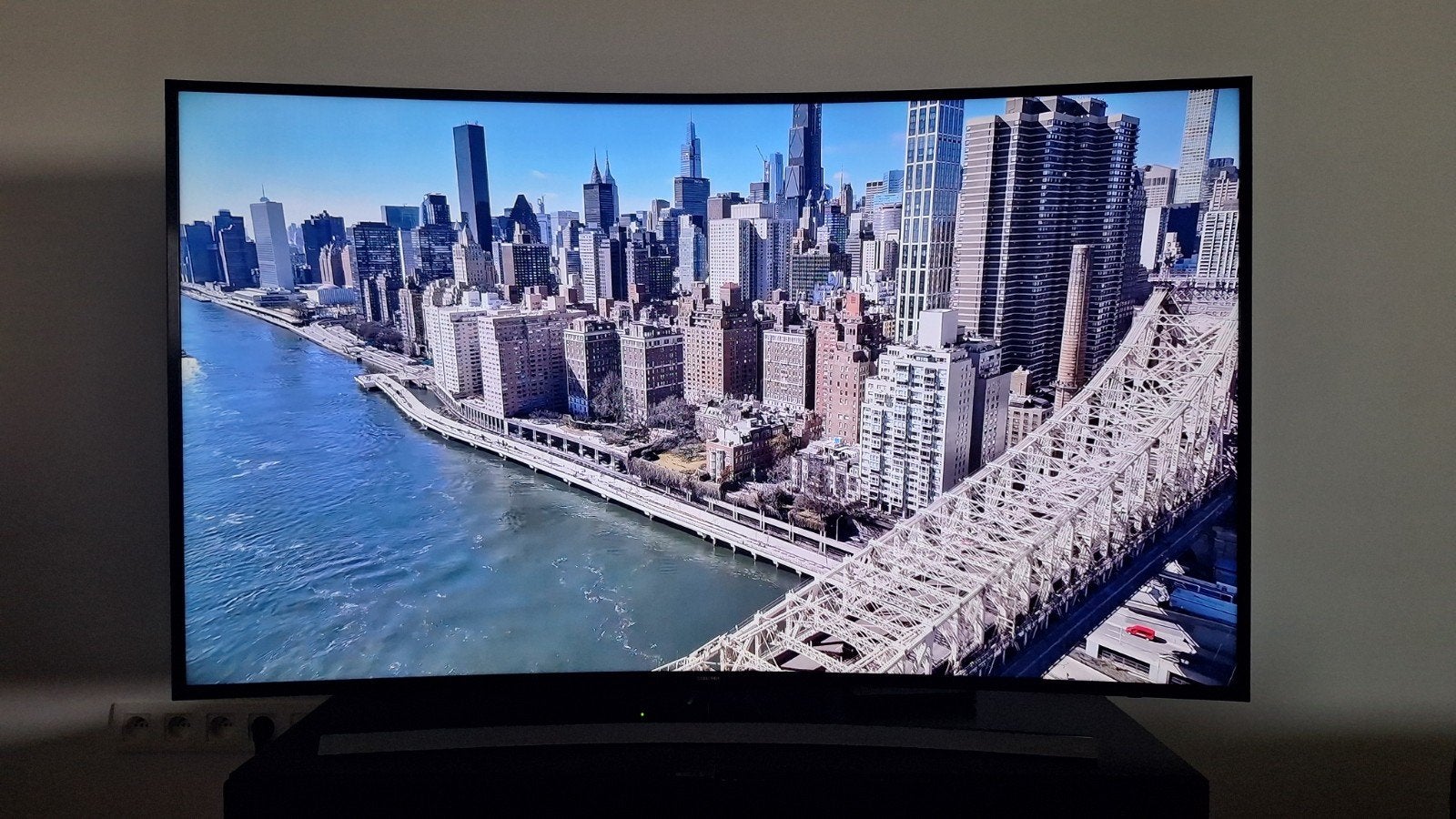 TV Samsung UE65JU7500 - 65" 4K UHD incurvé, 60 à 80 cm, 120 Hz, Comme neuf, Enlèvement