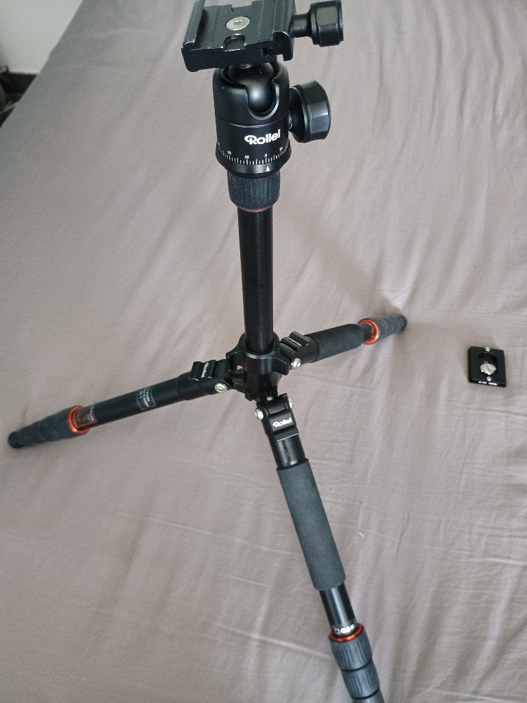 De Rollei C5I Carbon., Audio, Tv en Foto, Fotografie | Statieven en Balhoofden, Zo goed als nieuw, Driepoot, Rollei, Ophalen