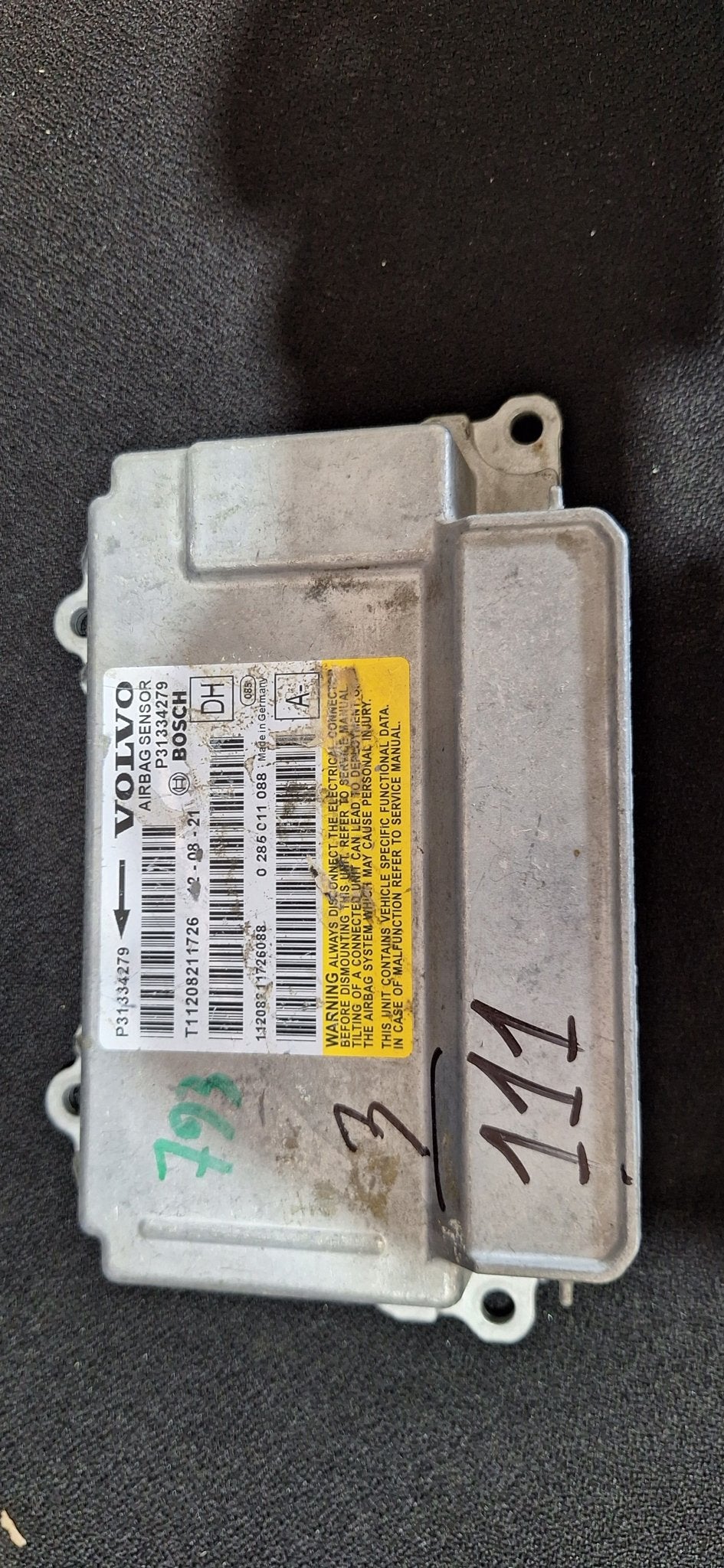 Originele Airbag Stuurmodule Computer Volvo V40 V60 XC60 Bos, -, -, -, Enlèvement ou Envoi