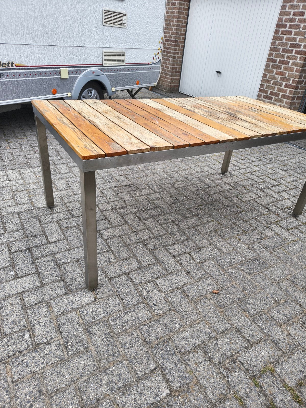 tuintafel te ruil tegen 6-pack desperados, Ophalen, Metaal