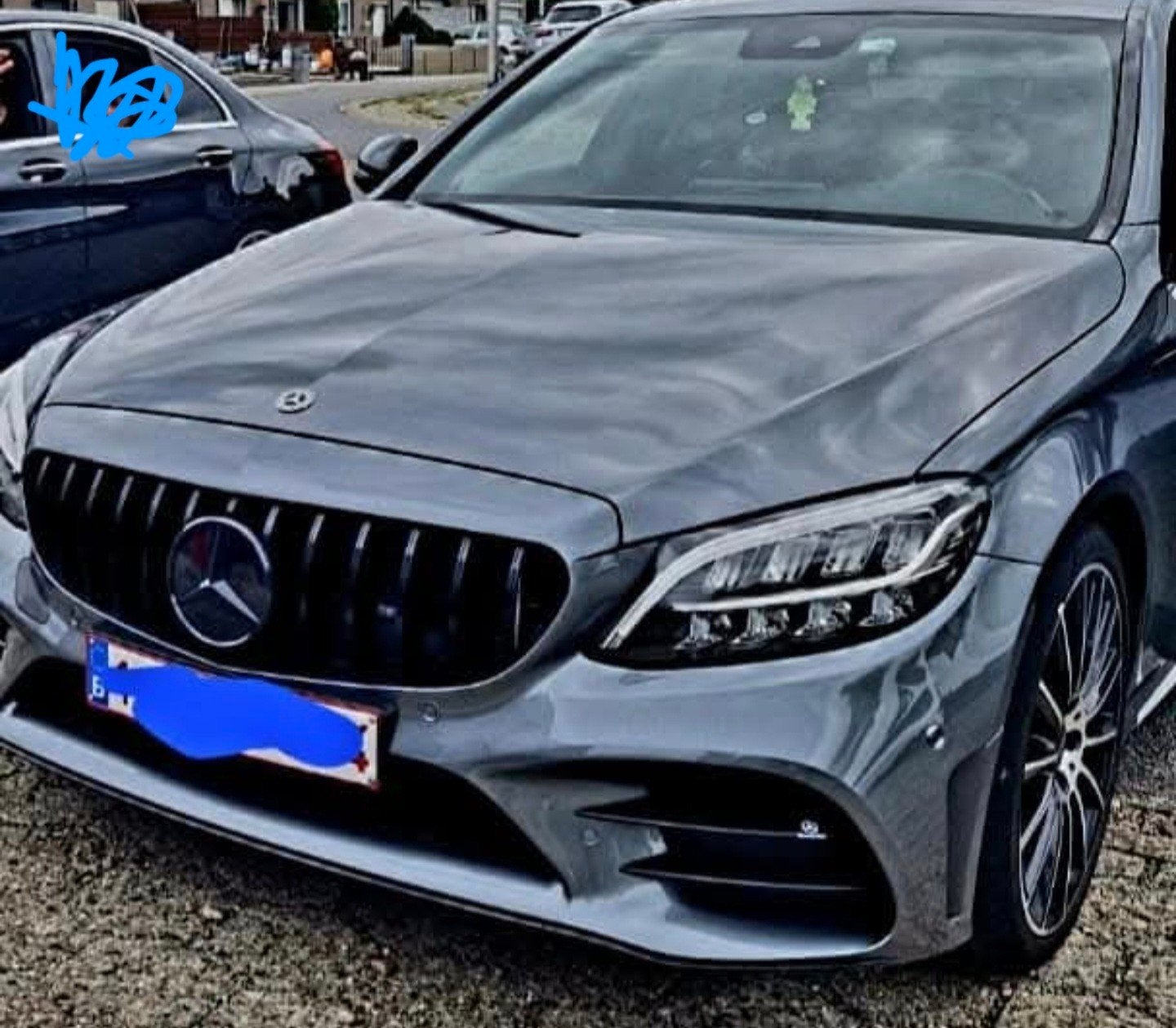 Mercedes c220 2018/1999 cc in heel goede staat .Alle technol, Auto's, Lederen bekleding, Elektrisch, Grijs, Particulier