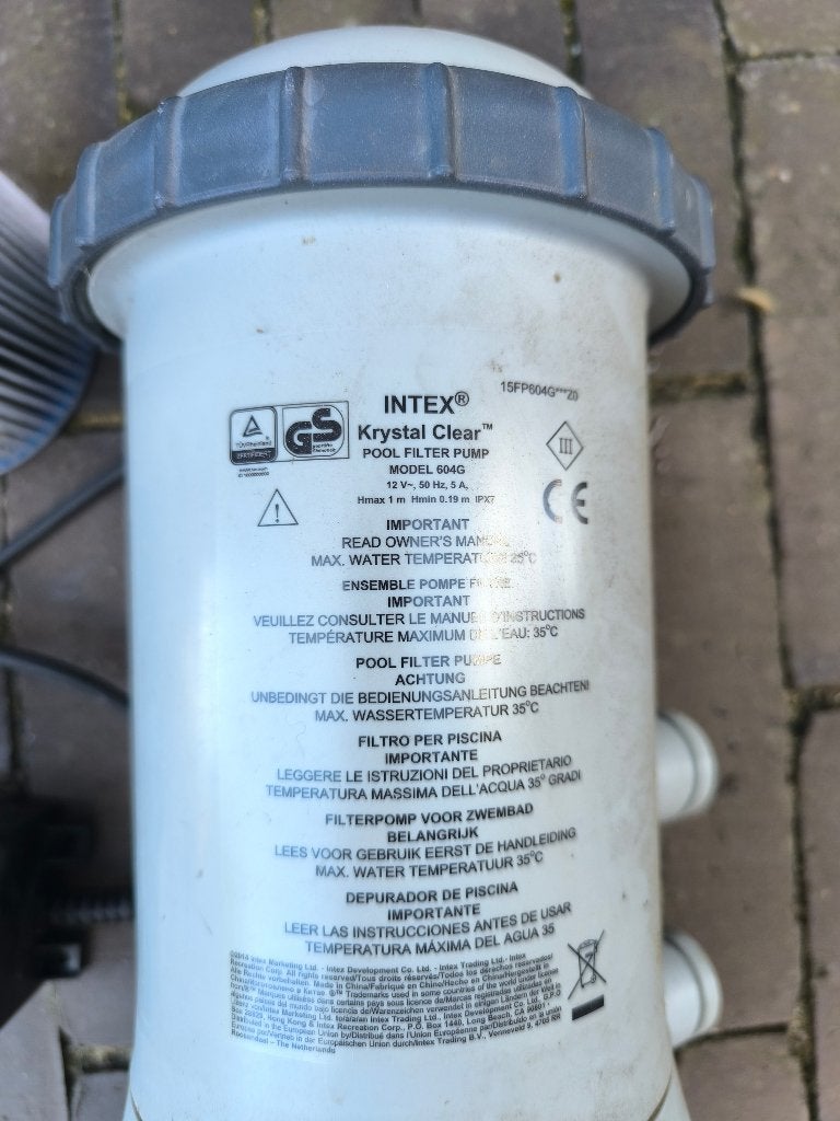 Intex 604G filterpomp (2006 l/u) – Goede staat, Ophalen of Verzenden, Gebruikt, Zwembadpomp