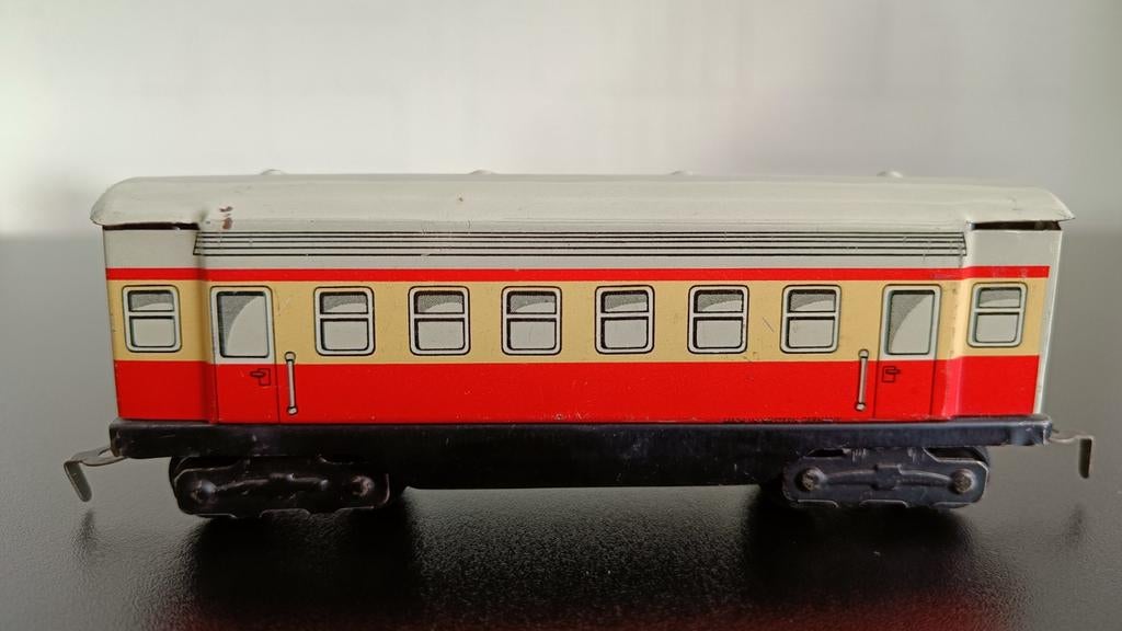 Oude blikken Tee - wagon Grotsch., Antiek en Kunst, Antiek | Speelgoed, Ophalen of Verzenden