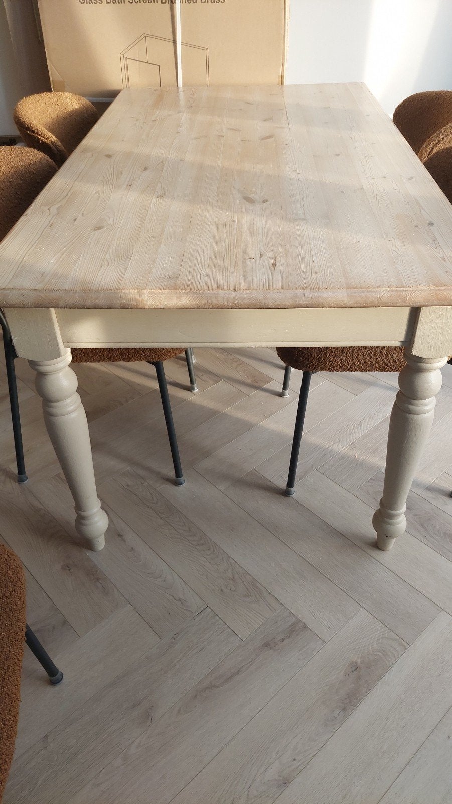 Grenenhout eettafel, Huis en Inrichting, Ophalen, Grenenhout