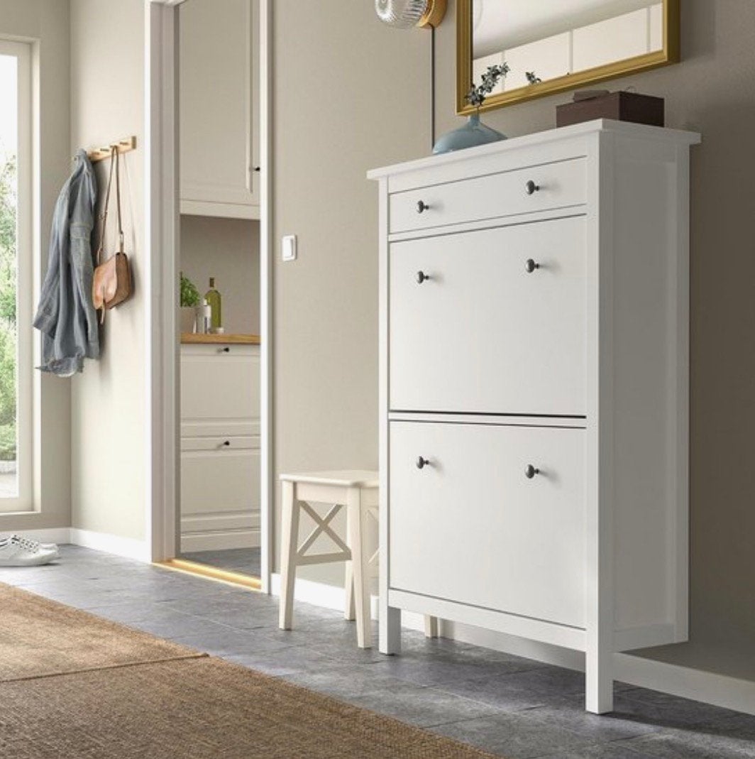 Meuble à chaussures IKEA Hemnes (blanc) — En parfait état !, Enlèvement, Comme neuf
