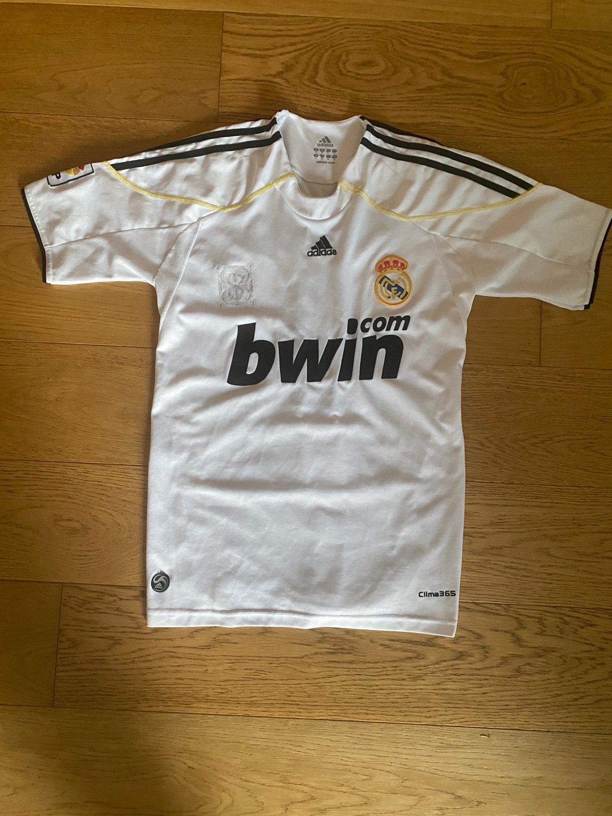 Maillot Real Madrid Ronaldo, Sport en Fitness, Voetbal, Maat L, Ophalen of Verzenden, Zo goed als nieuw, Shirt