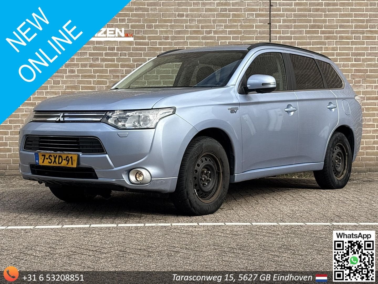 Mitsubishi Outlander 2.0 PHEV instyle | Leder | Pano | Clima, Auto's, Mitsubishi, Outlander, Zwart, Navigatiesysteem, Blauw