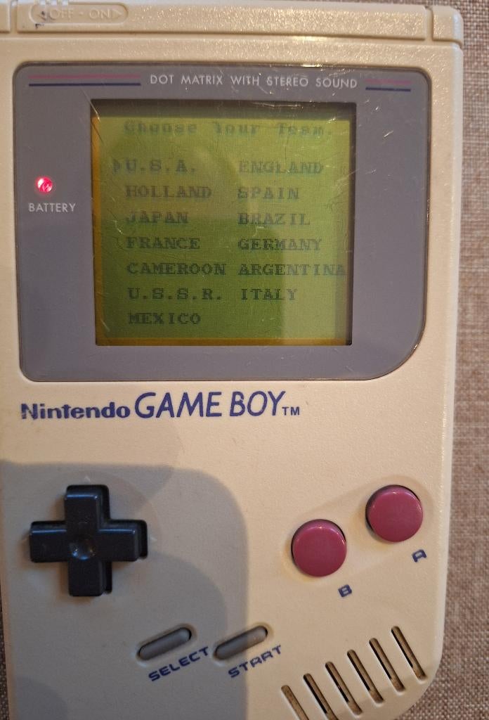 Gameboy DMG-01 avec jeu, 1 joueur, Enlèvement ou Envoi, Utilisé, Sport