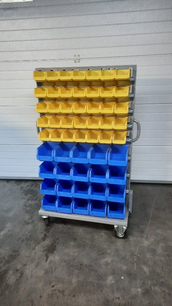 Mobiele magazijnkar voor kleine onderdelen, Enlèvement