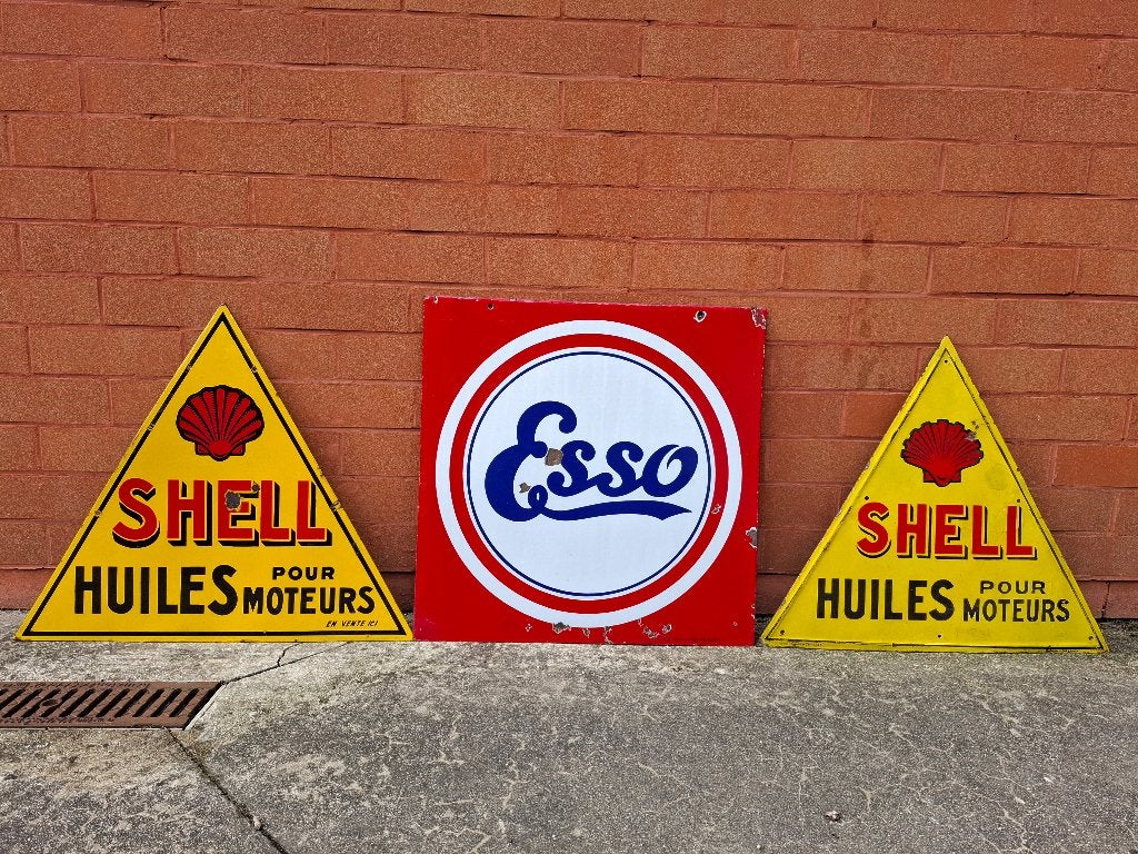 plaques émaillée  automobilia, Collections, Enlèvement, Utilisé