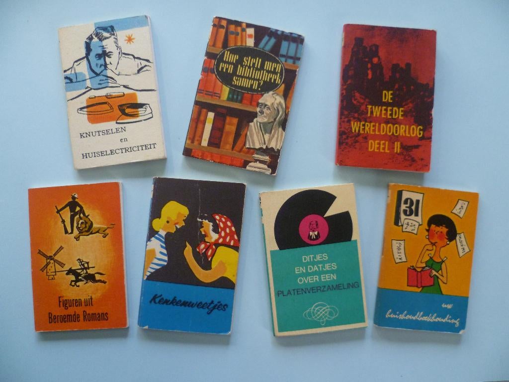 Mini boekjes Mijn Bibliotheek Franco Suisse Kaasfabriek x 7, Ophalen of Verzenden, Gebruikt