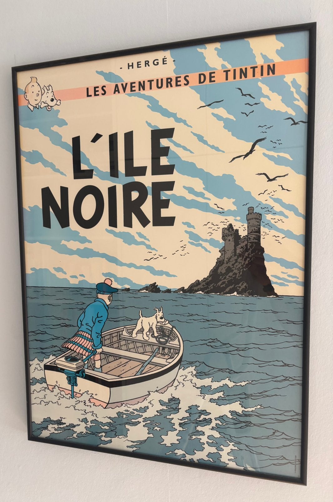 Cadre Tintin, Enlèvement, Utilisé, Rectangulaire vertical
