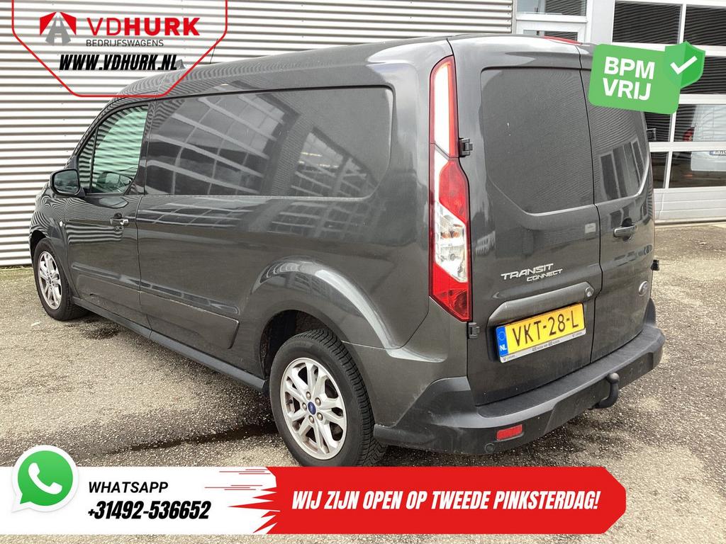 Ford Transit Connect 1.5 120 pk Aut. L2 Limited EXPORT Carpl, Automaat, Bedrijf, Diesel, Zilver of Grijs