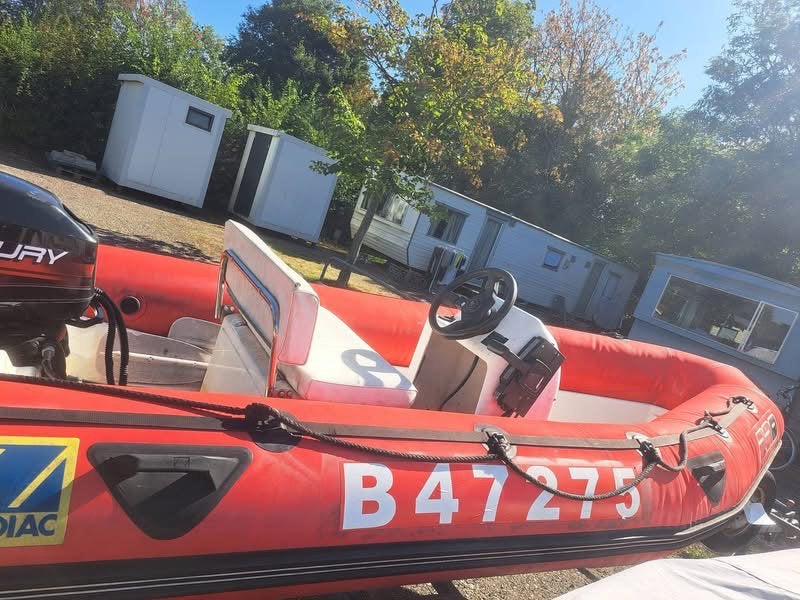 Zodiac pro 420 met mercury 30pk, Watersport en Boten, Gebruikt, 4 m, Brandstoftank, 2 m