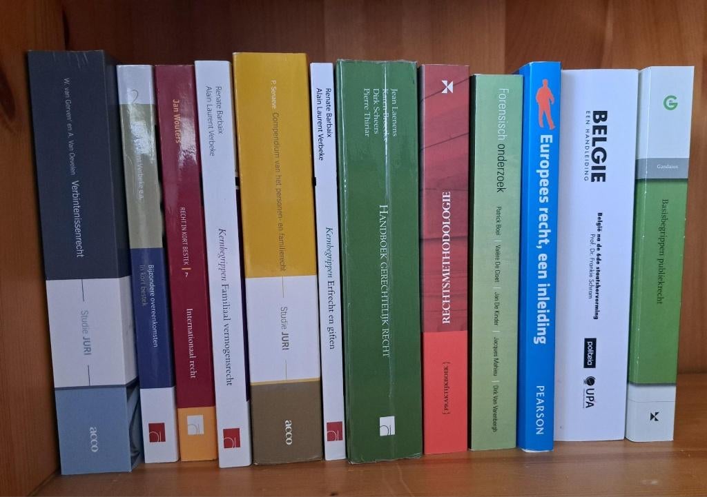 Verzameling juridische boeken, Boeken, Studieboeken en Cursussen, Zo goed als nieuw, Hoger Onderwijs, Ophalen of Verzenden