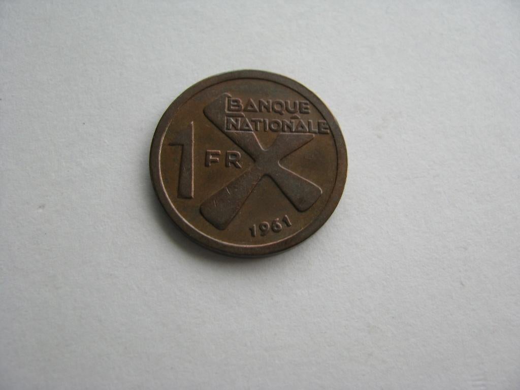 Katanga munt 1st 1961 TTB+, Postzegels en Munten, Munten | Afrika, Verzenden
