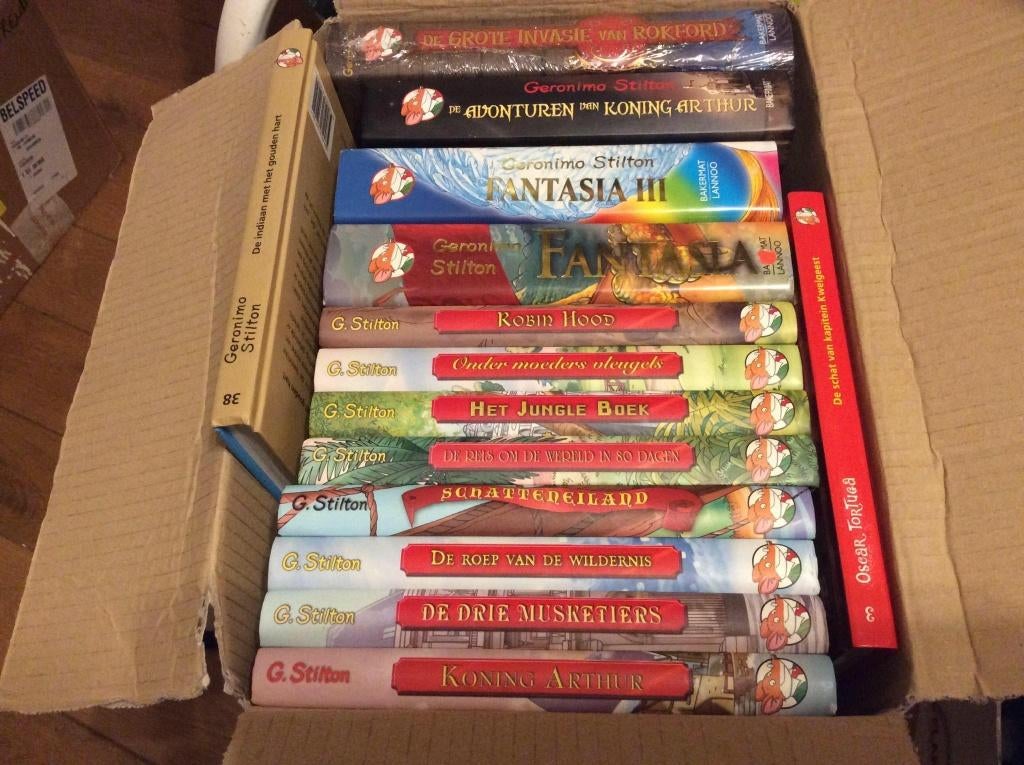 Geronimo Stilton boeken; zie beschrijving, Boeken, Ophalen, Zo goed als nieuw