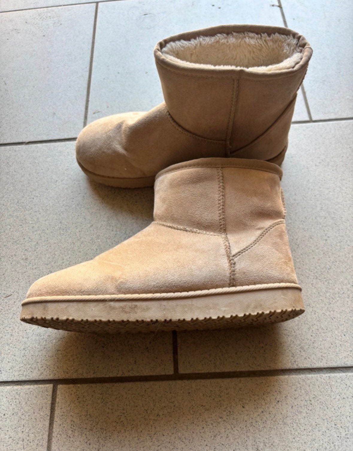 Bottines, Beige, Boots et Botinnes, Porté, Envoi