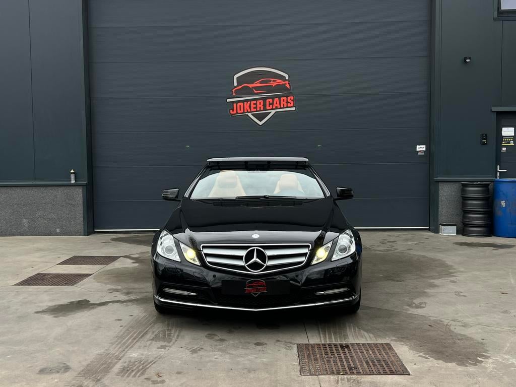 Mercedes-Benz E 220 CDI Cabrio Avantgarde Camera Navi Xenon, Auto's, Automaat, 4 cilinders, Cabriolet, Zwart