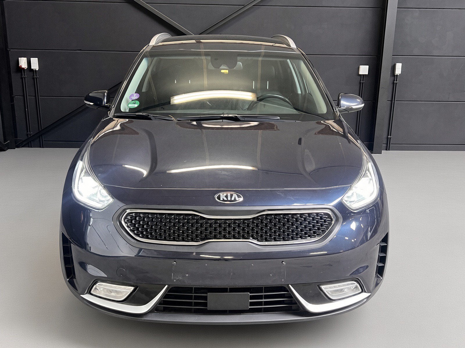 Kia Niro 1.6 Hybride automaat, bj2018, 64.000km, 1j garantie, Autos, Cuir, Argent ou Gris, Euro 6, Entreprise