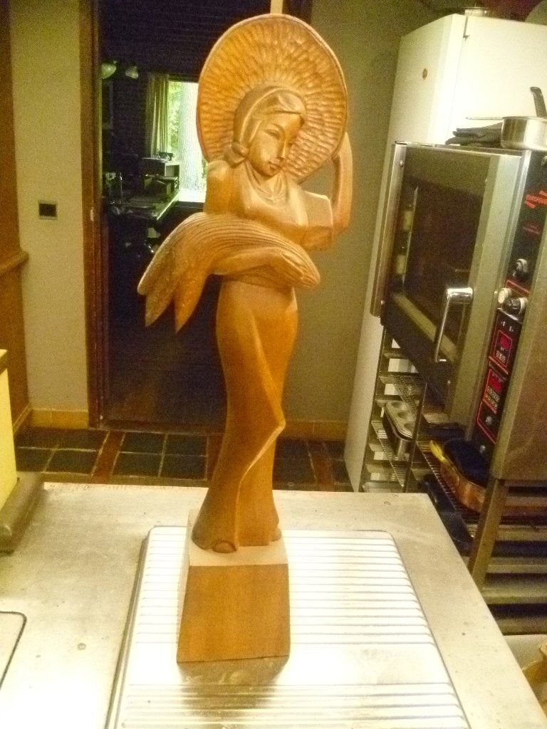 afrikaans beeld, Antiek en Kunst, Kunst | Beelden en Houtsnijwerken, Ophalen, Beeld