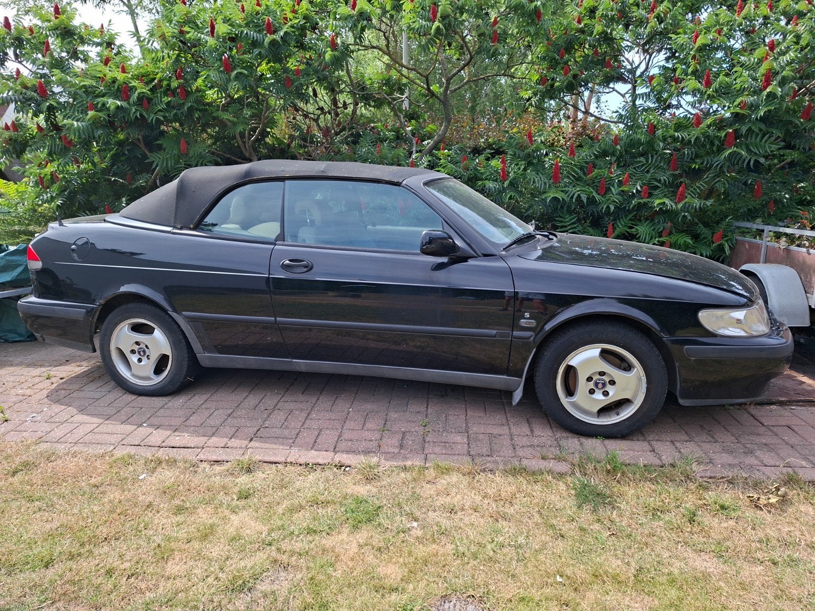 Saab 9.3 cabrio 1ste eigenaar benz ltp benzine/lpg, Auto's, Saab, Particulier, Benzine, Te koop
