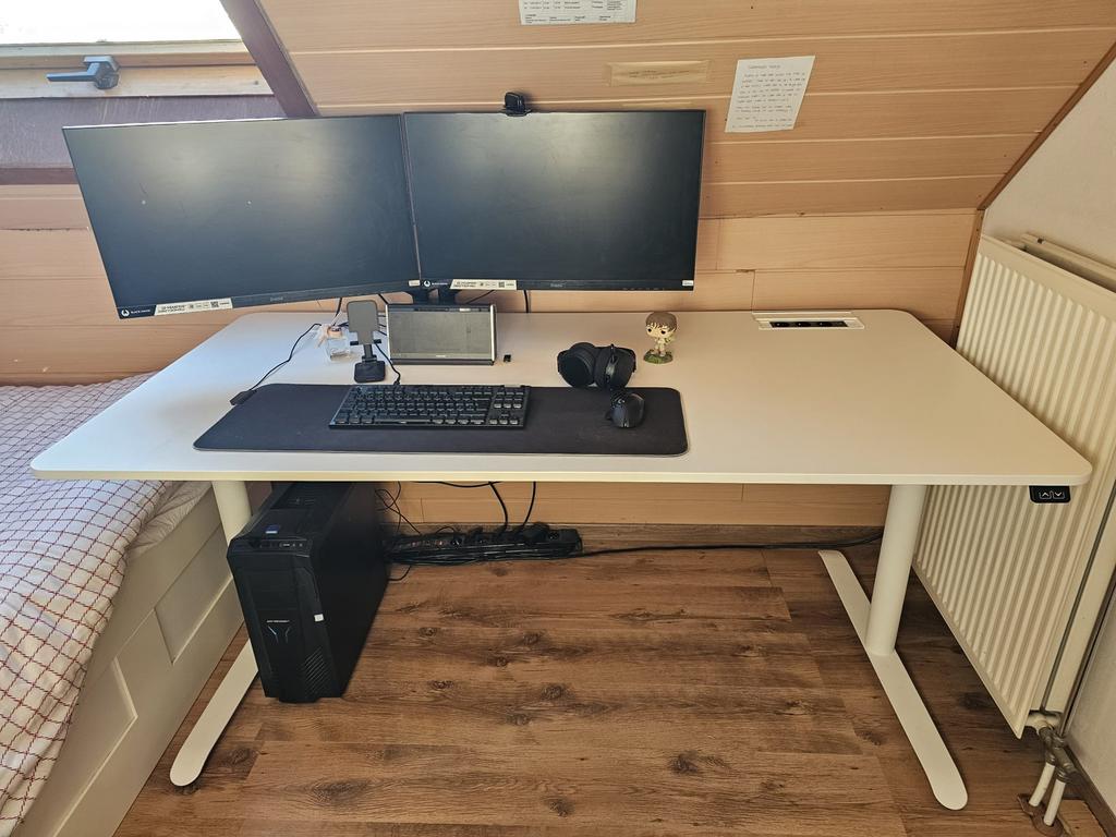 Nieuw elektrisch verstelbaar bureau – nog in doos, Huis en Inrichting, Bureaus, Ophalen, Zit-sta bureau, Elektrisch, Nieuw