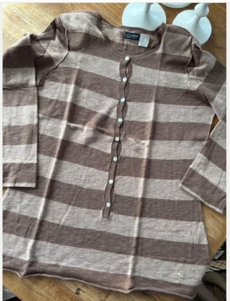 Trui vintage maat 42/44, Ophalen of Verzenden, Zo goed als nieuw, Maat 42/44 (L), Bruin