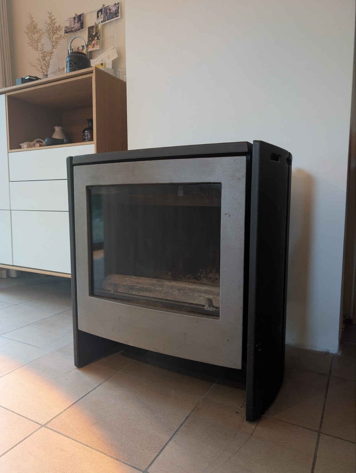 Houtkachel Saey, Huis en Inrichting, Haarden, Ophalen, Gebruikt, Vrijstaande haard, Houthaard