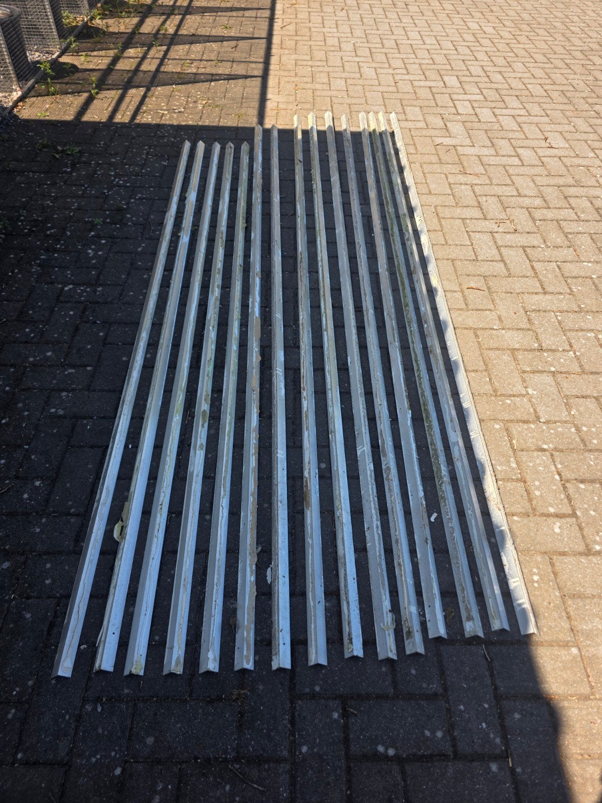 aluminium hoek profielen, L profielen, Ophalen, Gebruikt, Aluminium