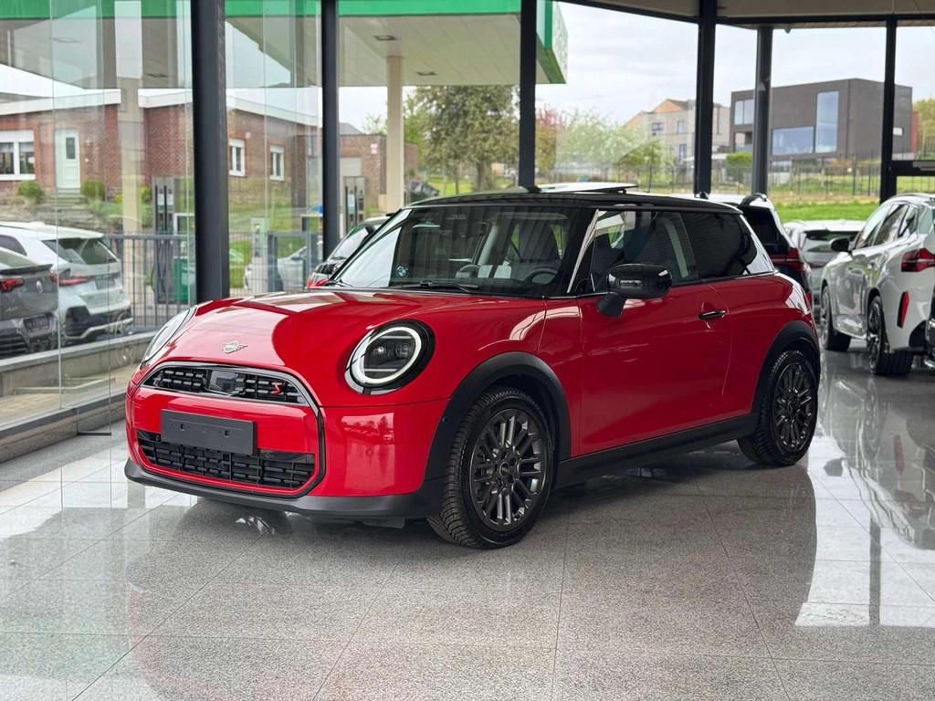 MINI Cooper S 3-DEURS / PANO / HUD / KEYL / CAM / LEER / BLI, Achat, Entreprise, Noir, Berline