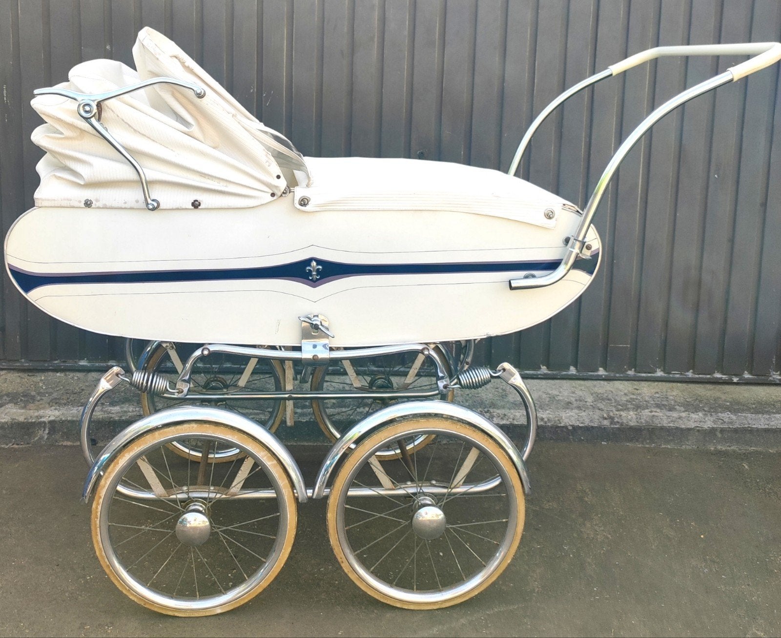 Vintage kinderkoets, Kinderen en Baby's, Kinderwagens en Combinaties, Ophalen, Gebruikt, Kinderwagen