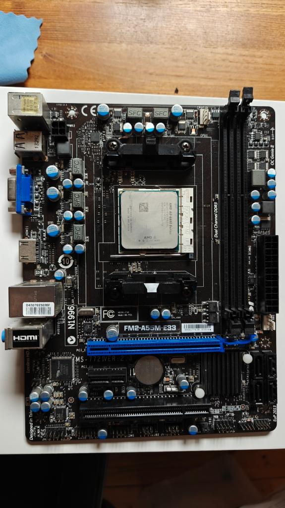 Kit APU AMD économique MSI FM2 + AMD A8-6600K en bon état, Informatique & Logiciels, Cartes mères, Enlèvement ou Envoi, Socket FM2