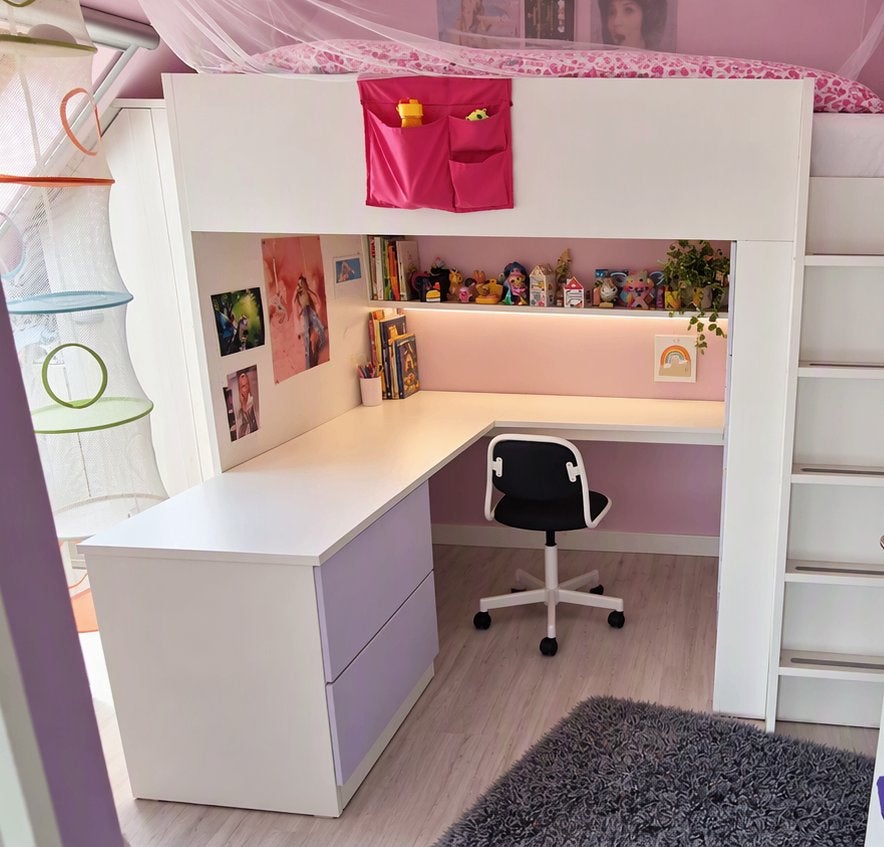 Ikea SMÅSTAD Hoogslaper, Ophalen of Verzenden, Zo goed als nieuw, Hoogslaper