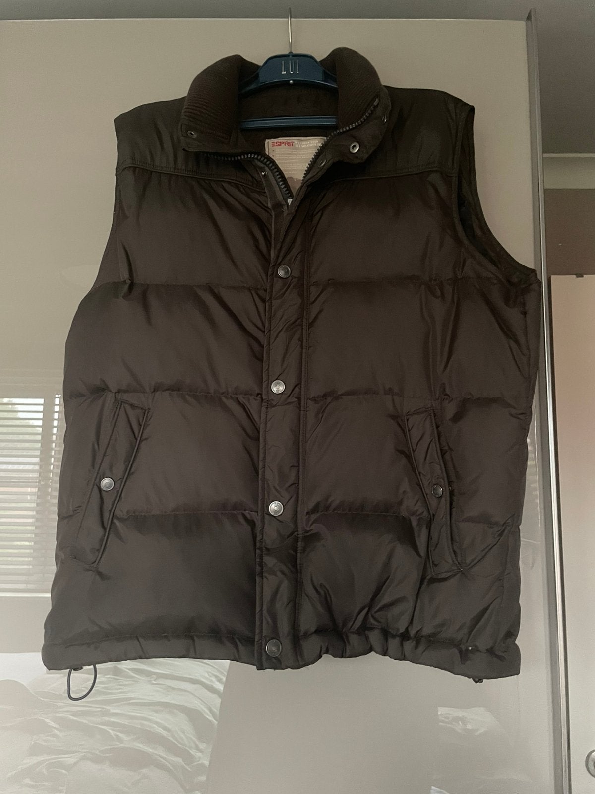 Bodywarmer Esprit, Enlèvement, Comme neuf, Taille 56/58 (XL), Brun