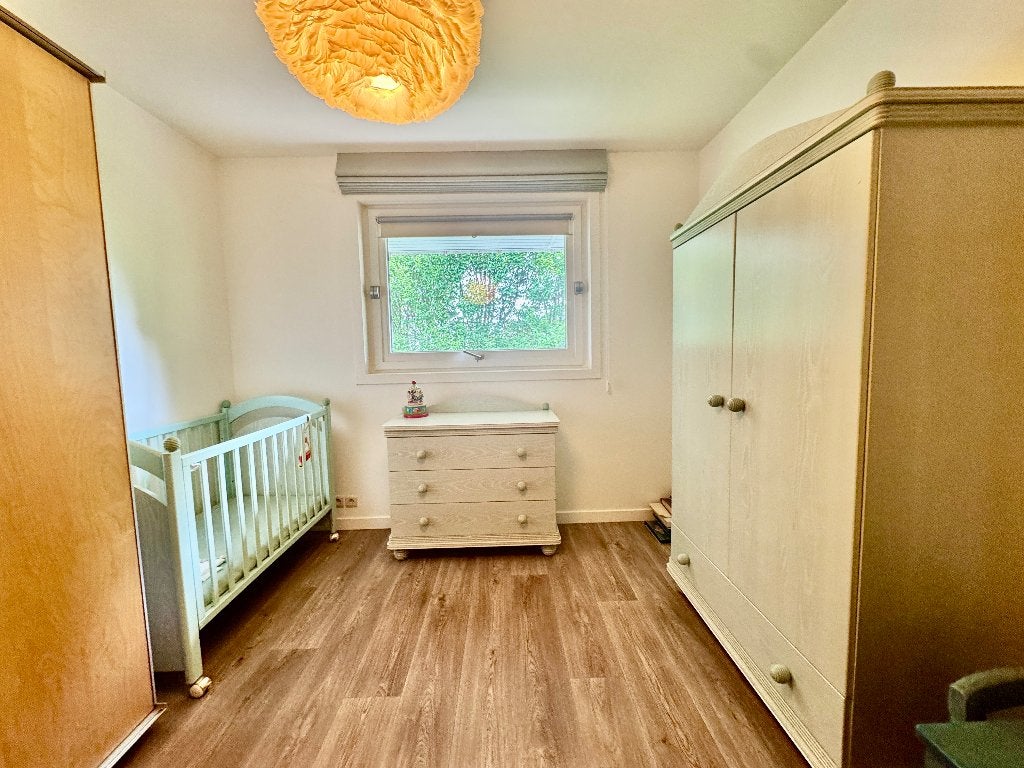 slaapkamer baby peuter in eik fineer mintgroen/watergroen, Huis en Inrichting, Ophalen, Gebruikt, Eenpersoons, Landelijk, tijdloos modern
