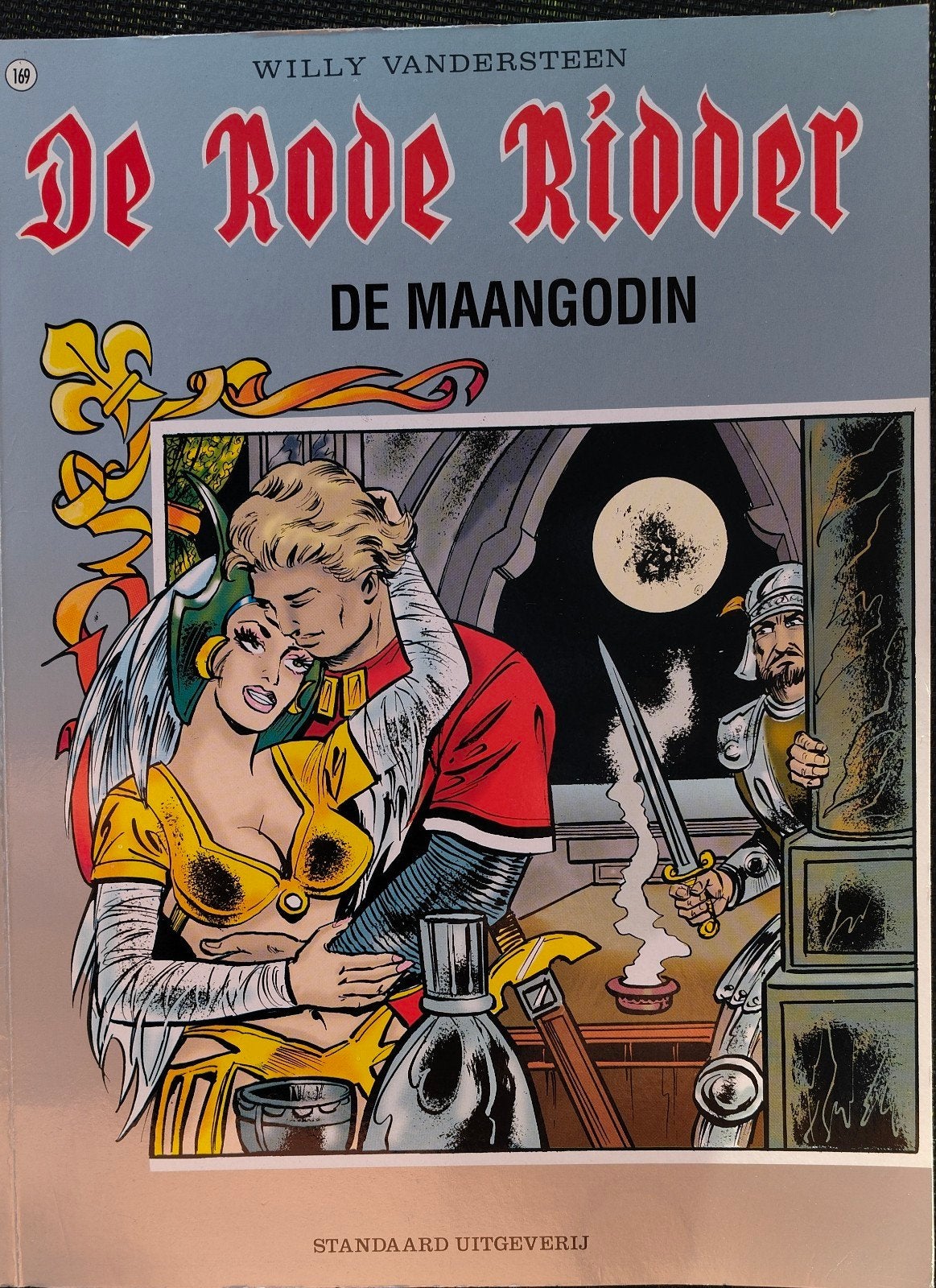 De Rode ridder - De Maangodin, Ophalen, Eén stripboek, Willy Vandersteen; karel biddeloo, Zo goed als nieuw
