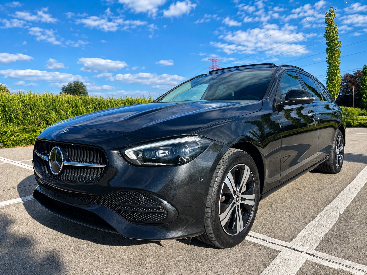 Mercedes-Benz C300e  Mega voll Top staat!!!, Cuir, Euro 6, Entretenue par le concessionnaire, Noir