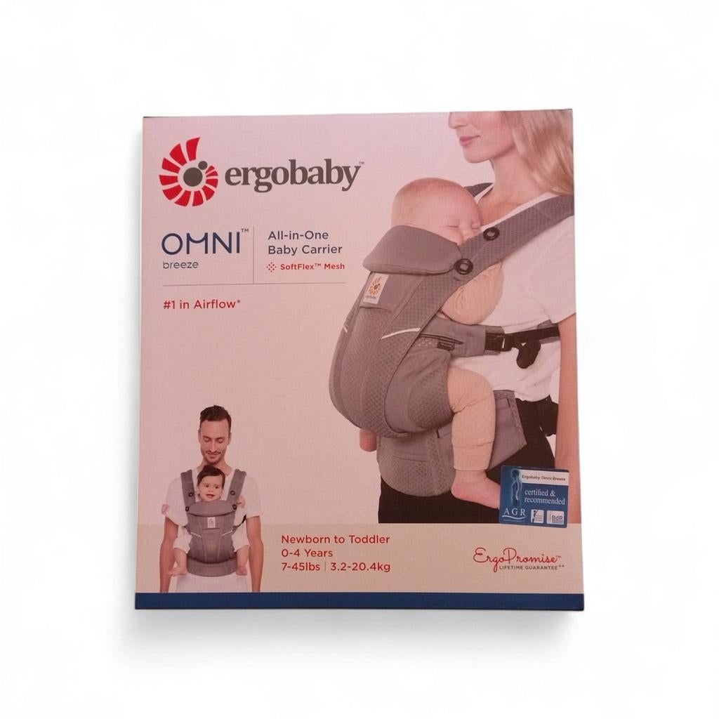 Porte-bébé Ergobaby Omni Breeze gris, Enlèvement, Ventre, Porte-bébé