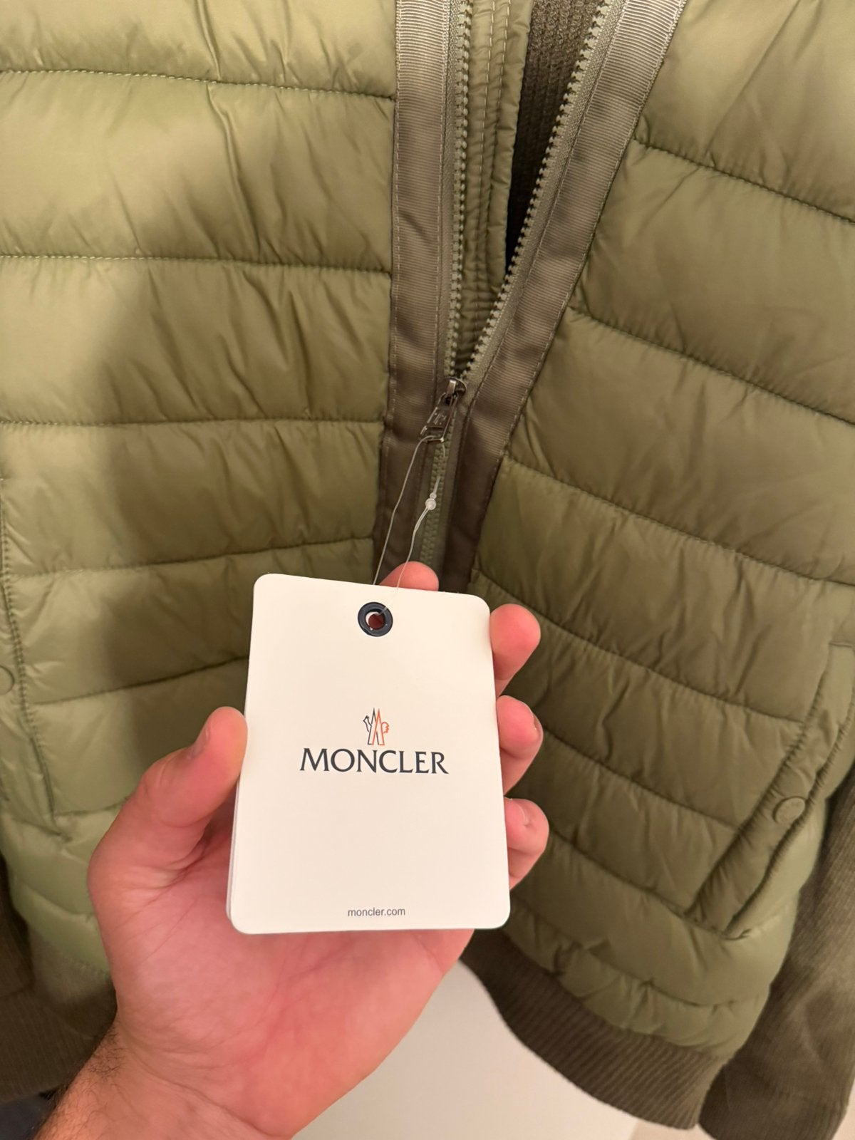 Moncler Hybride Jas, Ophalen, Zo goed als nieuw
