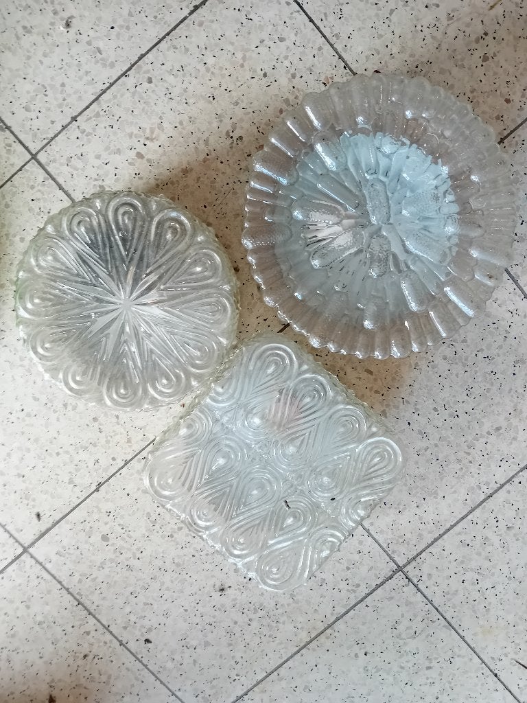 Plafondlampen, Ophalen, Glas