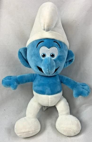 Figurine en peluche Peyo Schtroumpf 30 cm PMS 2023, Bleu, Overige karakters, Comme neuf, Moyen (20 à 80 cm)