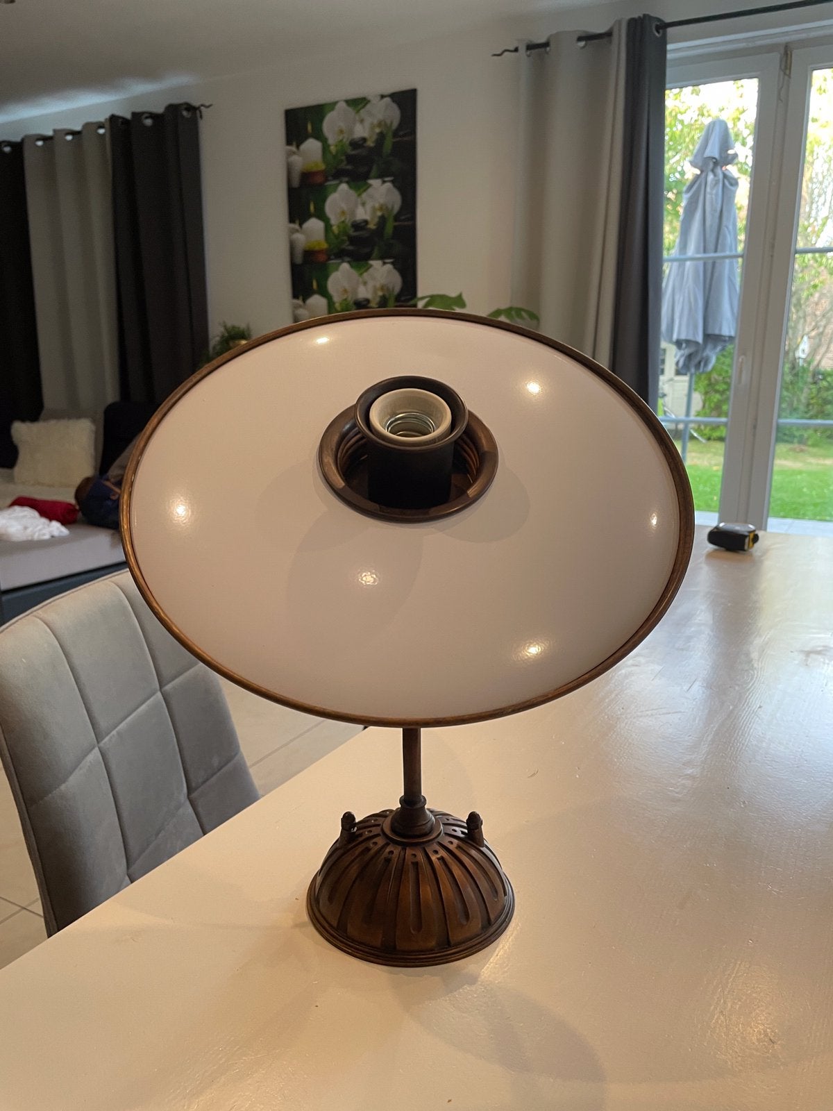 Applique/plafonnier laiton Aldo Bernardi Neuf -SANS STOLP, Lampe d'ambiance, Doré, 39 cm, Comme neuf