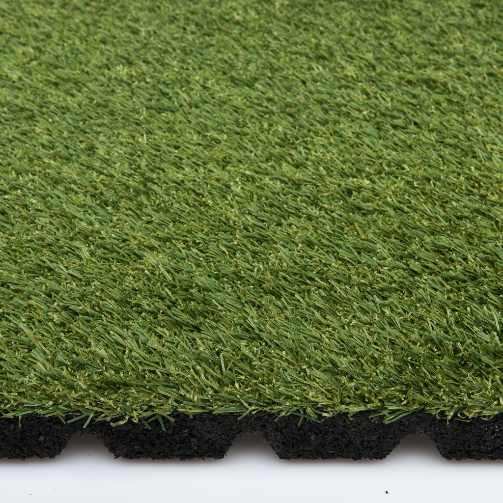 Rubber Kunstgras Tegel 100 x 100 x 2.5cm, Jardin & Terrasse, Enlèvement ou Envoi, Neuf, Caoutchouc, Tuiles de terrasse