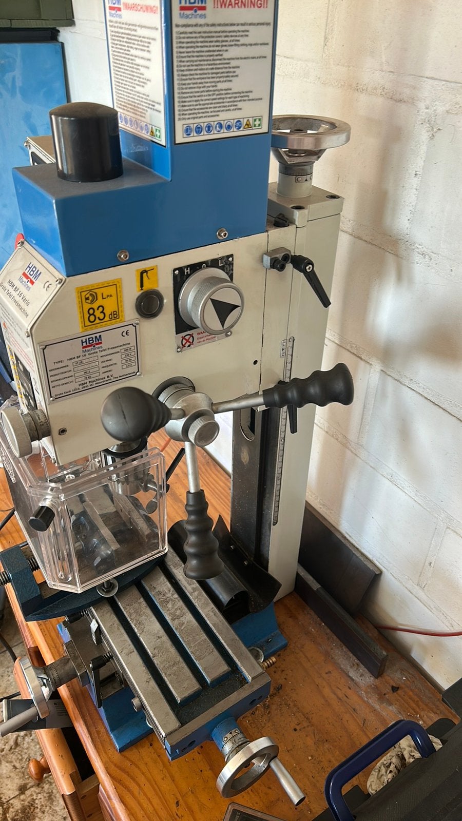 Freesmachine, Ophalen, Zo goed als nieuw