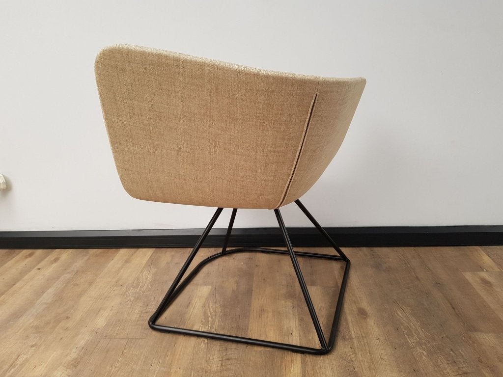 Design chair, Enlèvement ou Envoi, Noir, Tissus