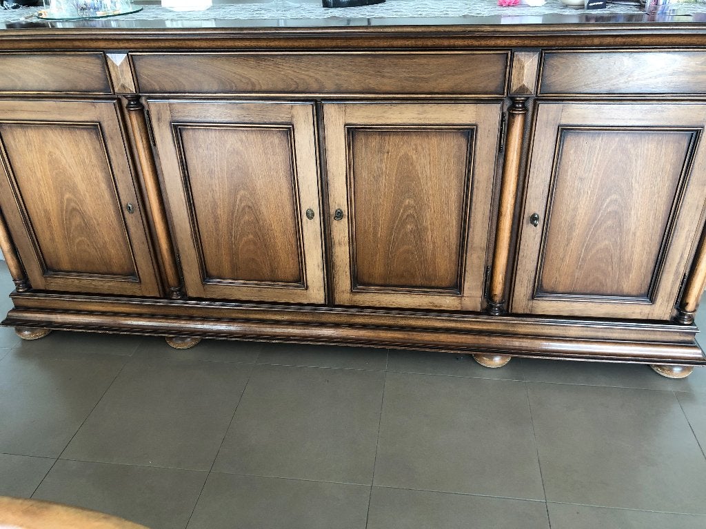 Meubels eetkamer, Ophalen, Donker hout notelaar, Zo goed als nieuw, Kersenhout