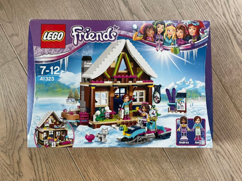 Lego Friends 41323 Wintersport Chalet, Ophalen of Verzenden, Gebruikt, Complete set, Lego