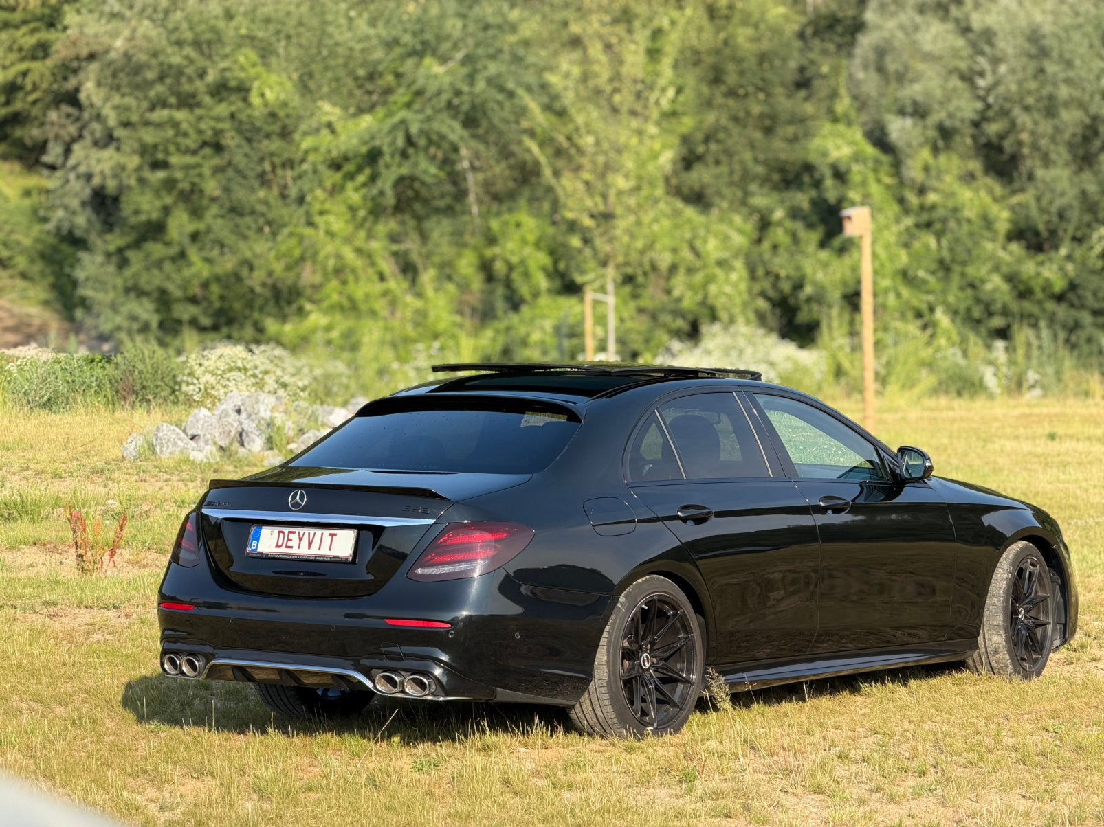 Mercedes klasse E220 120.000 km, Auto's, Automaat, Achterwielaandrijving, Zwart, Leder