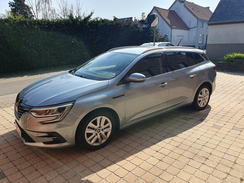 Renault Megane E-Tech GrandTour zakelijke plug-in hybride, Auto's, Stof, 4 cilinders, Navigatiesysteem, Blauw